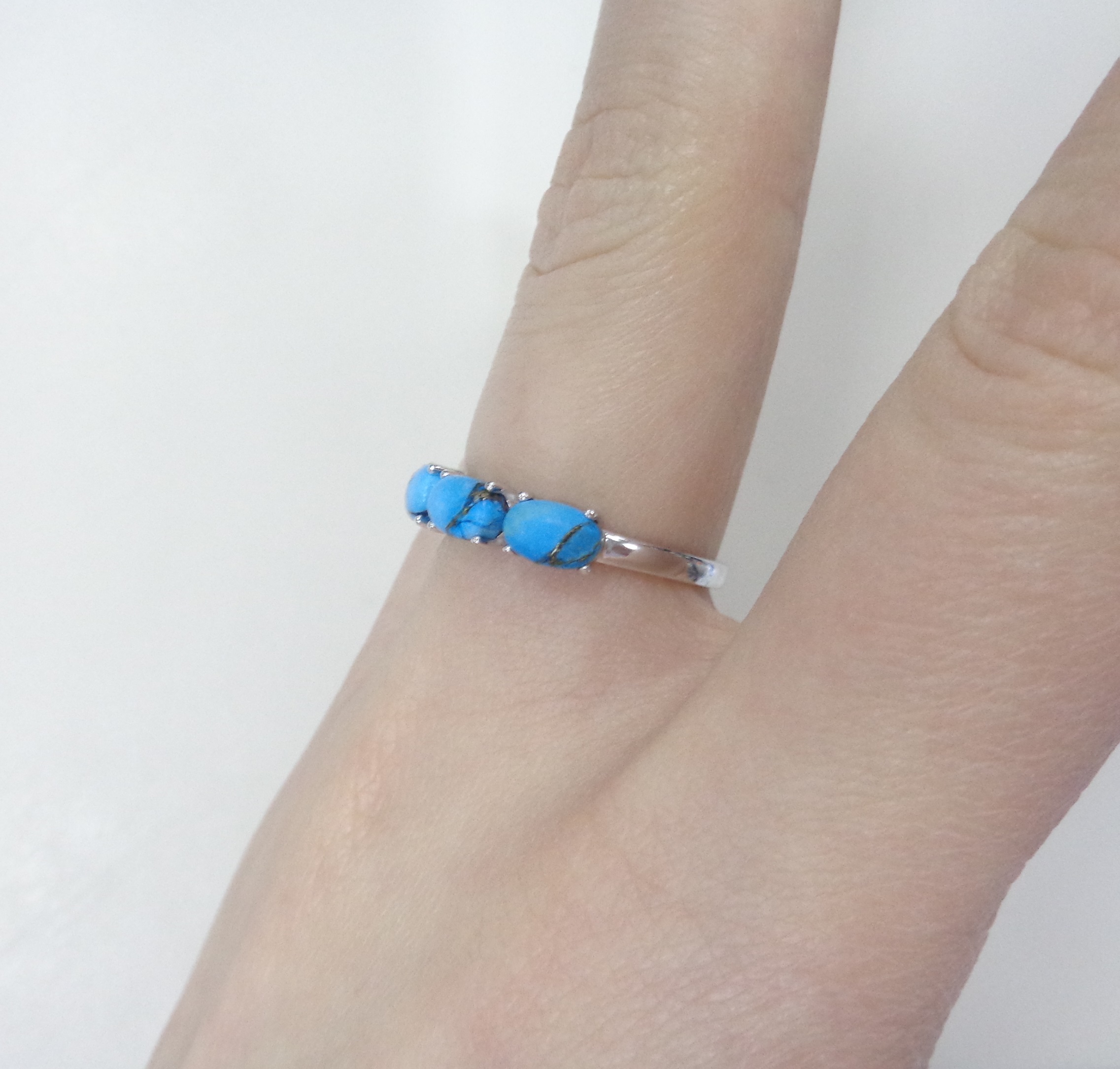 Серебряное кольцо с бирюзой